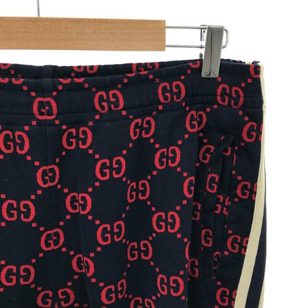 Gucci(グッチ)のGUCCI / グッチ | GGジャガード ジョガーパンツ | XL | ネイビー/レッド/アイボリー | メンズ メンズのパンツ(その他)の商品写真