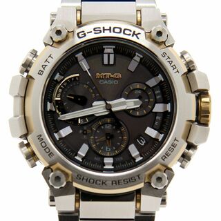 カシオ(CASIO)の美品 カシオ 腕時計 Gショック MT-G MTG-B3000 Series MTG-B3000D-1A9JF 電波ソーラー スマートフォンリンク ブランド時計 カーボン デュアルコアガード 多機能(腕時計(アナログ))