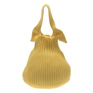 【美品】  CFCL / シーエフシーエル | FLUTED TOTE BAG ニットバッグ | イエロー | レディース(トートバッグ)