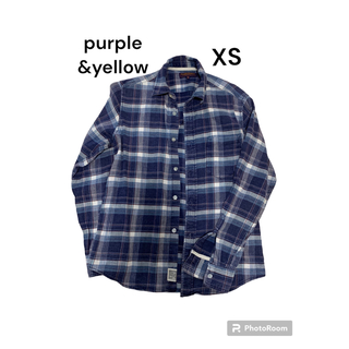 パープルアンドイエロー(Purple&Yellow)のpurple &yellow シャツ　カラーチェックシャツ(シャツ)