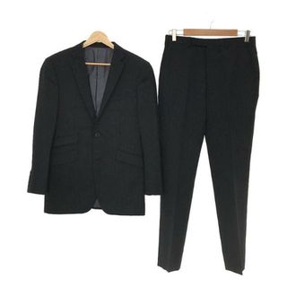 BURBERRY BLACK LABEL / バーバリーブラックレーベル | ウール ストライプ 2B テーラードジャケット スラックス セットアップ スーツ | 36 | ネイビー | メンズ(その他)