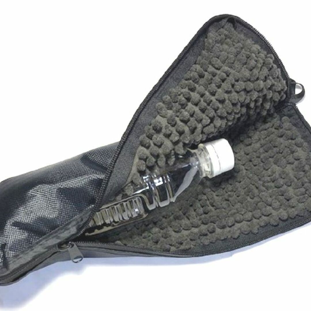 傘カバー 折りたたみ傘カバー ボトルカバー ペットボトルカバー 黒×グレー メンズのファッション小物(傘)の商品写真