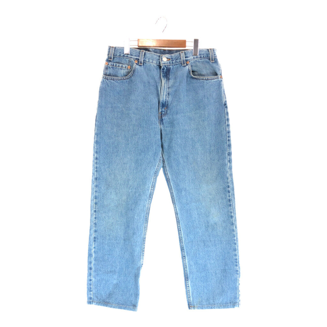 SALE///// 90年代 USA製 Levi's リーバイス 505 ストレート デニムパンツ アメカジ インディゴブルー (メンズ 34/30)  P2993色インディゴブルー