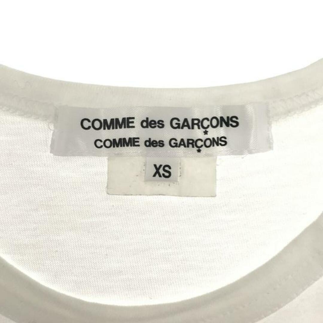 COMME des GARCONS COMME des GARCONS(コムデギャルソンコムデギャルソン)のCOMME des GARCONS COMME des GARCONS / コムコム | 2015AW | フラワープリント Tシャツ | XS | ホワイト | レディース レディースのトップス(Tシャツ(半袖/袖なし))の商品写真