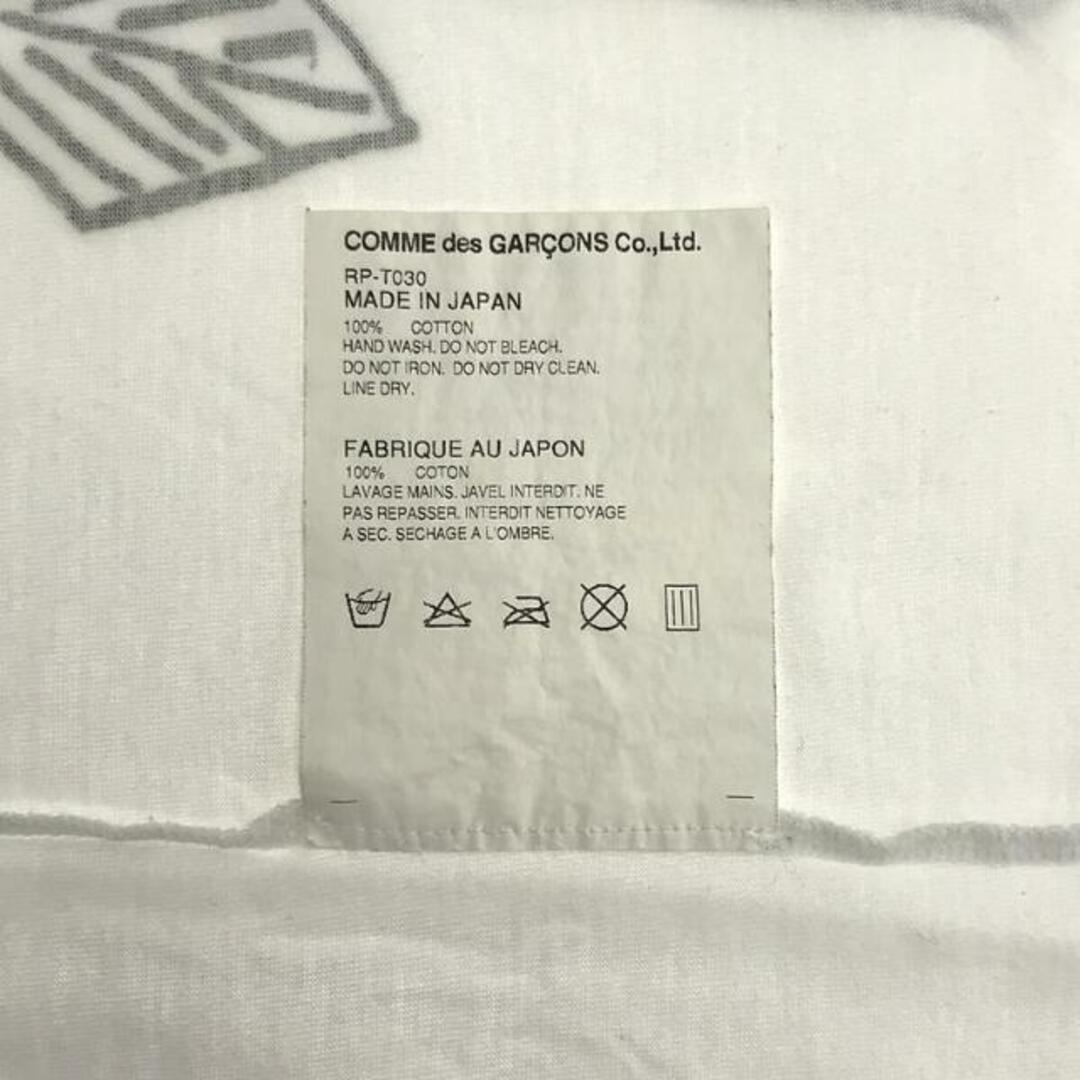 COMME des GARCONS COMME des GARCONS(コムデギャルソンコムデギャルソン)のCOMME des GARCONS COMME des GARCONS / コムコム | 2015AW | フラワープリント Tシャツ | XS | ホワイト | レディース レディースのトップス(Tシャツ(半袖/袖なし))の商品写真