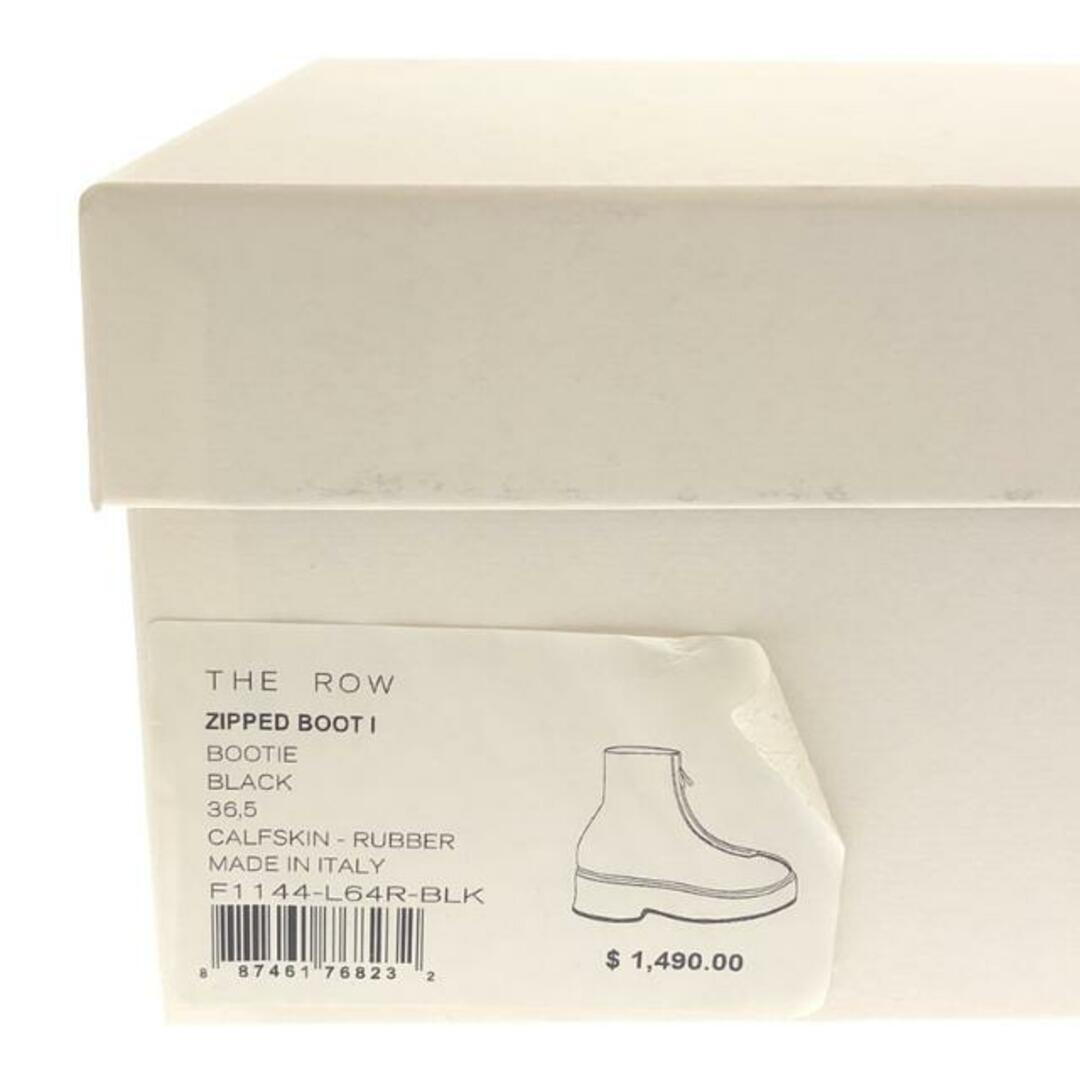 THE ROW(ザロウ)のTHE ROW / ザロウ | F1144 L64R ZIPPED BOOT 1 レザー ジップブーツ | 36 1/2 | ブラック | レディース レディースの靴/シューズ(ブーツ)の商品写真