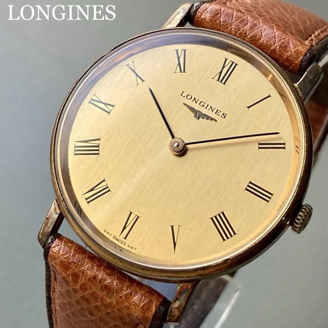 動作品】ロンジン LONGINES アンティーク 腕時計 手巻き メンズ 動作品】ロンジン LONGINES アンティーク 腕時計 手巻き メンズ