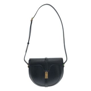 セリーヌ(celine)の【美品】  CELINE / セリーヌ | 16 セーズ ブザス レザー ショルダーバッグ | ブラック | レディース(ショルダーバッグ)