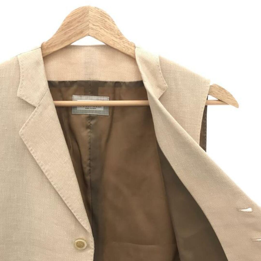 BRUNELLO CUCINELLI(ブルネロクチネリ)の【美品】  BRUNELLO CUCINELLI / ブルネロクチネリ | リネン ベスト ジレ / 総裏地 | 46 | ベージュ | メンズ メンズのトップス(ベスト)の商品写真