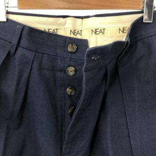 NEAT / ニート | × L'ECHOPPE USA TROUSERS コットンツイル パンツ | 27 | ネイビー | メンズ