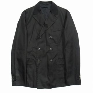 プラダ(PRADA)の美品 15aw プラダ ナイロン ダブルブレスト テーラード ジャケット▼12(テーラードジャケット)