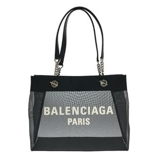 バレンシアガ(Balenciaga)の【美品】  BALENCIAGA / バレンシアガ | Duty Free メッシュトートバッグ | ブラック | レディース(トートバッグ)