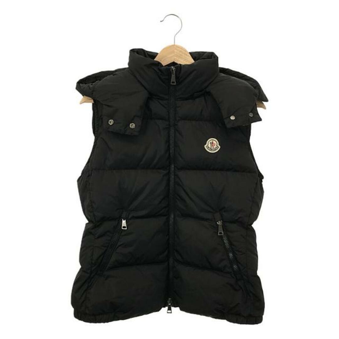 MONCLER / モンクレール | GALLINULE GILET ボアベスト | TG2 | ブラック | レディースベスト/ジレ