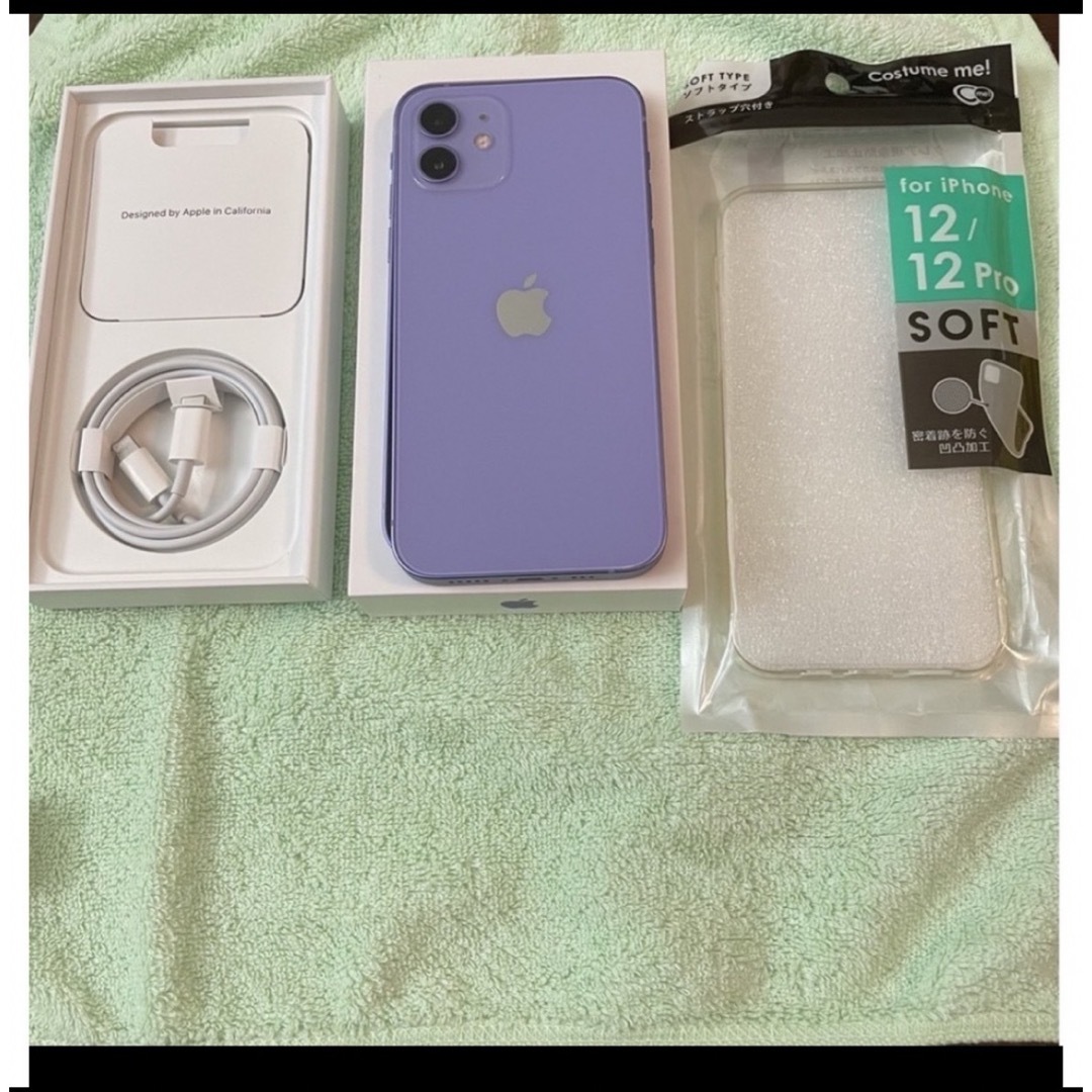 Apple(アップル)のiPhone 12 64GB パープル   スマホ/家電/カメラのスマートフォン/携帯電話(スマートフォン本体)の商品写真