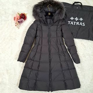 タトラス(TATRAS)の【極美品】TATRAS ダウンコート ブラック Sサイズ(ダウンコート)