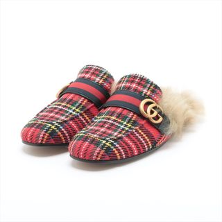 グッチ(Gucci)のグッチ プリンスタウン キャンバス 6 レッド メンズ その他靴(その他)