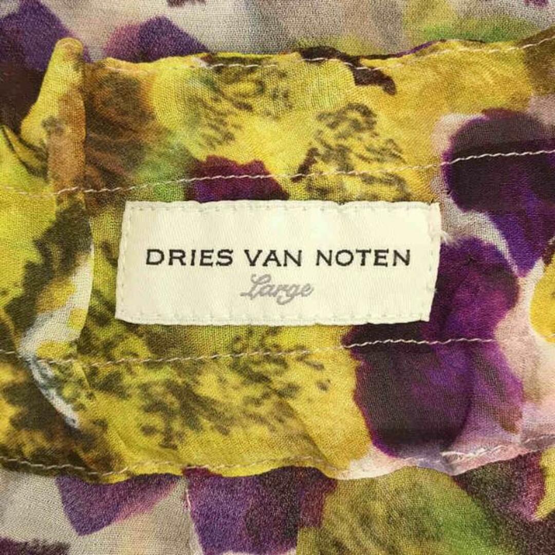 DRIES VAN NOTEN(ドリスヴァンノッテン)の【美品】  DRIES VAN NOTEN / ドリスヴァンノッテン | フラワープリントワイドパンツ | L | イエロー | レディース レディースのパンツ(その他)の商品写真