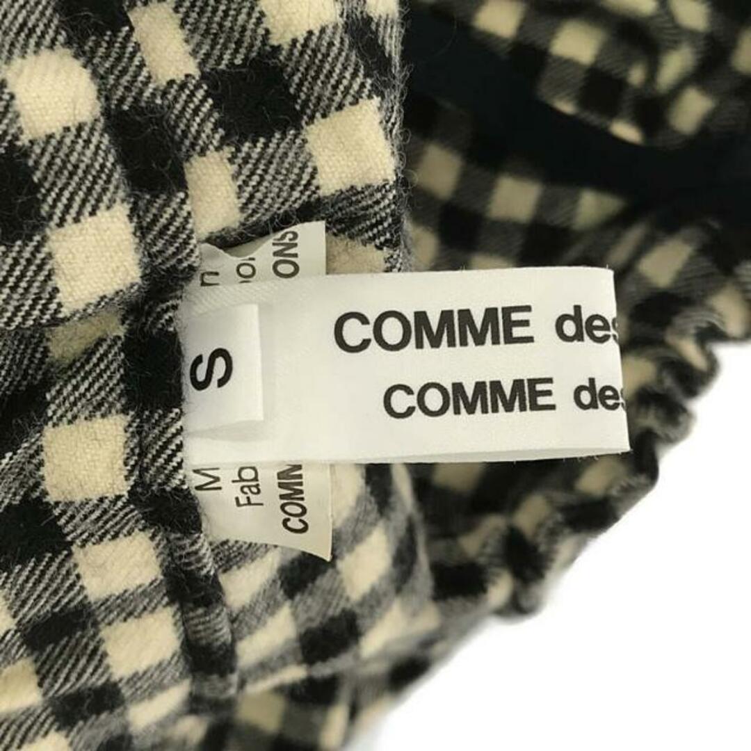 パンツCOMME des GARCONS COMME des GARCONS / コムコム | 2020AW | ウール サルエル クロップド パンツ | S | ブラック/アイボリー | レディース