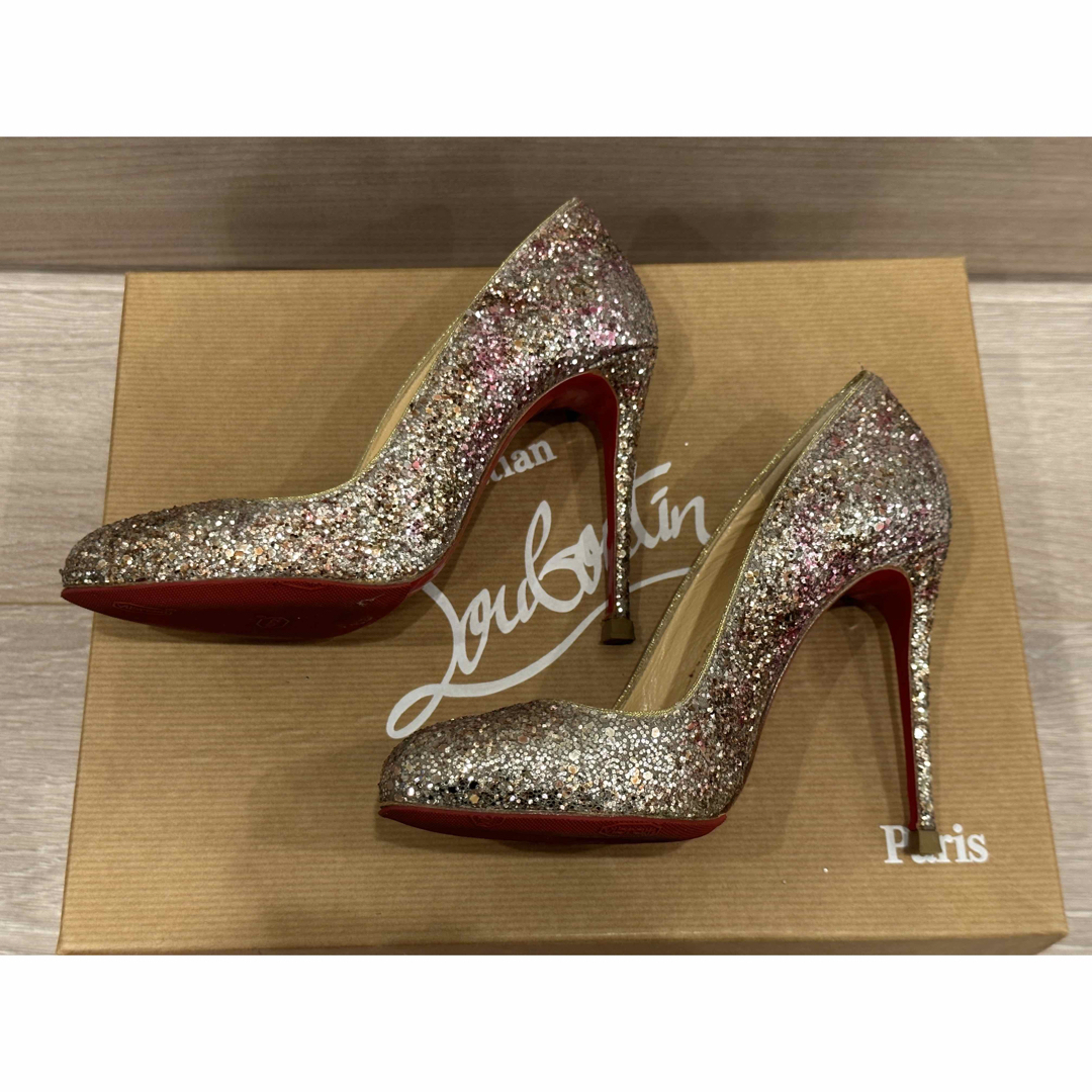 Christian Louboutin(クリスチャンルブタン)のChristian Louboutin グリッターパンプス レディースの靴/シューズ(ハイヒール/パンプス)の商品写真