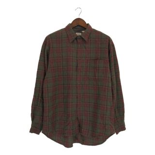 ギャップ(GAP)のSALE///// 90年代 GAP ギャップ 長袖シャツ チェック レッド (メンズ XL)  P3441(シャツ)