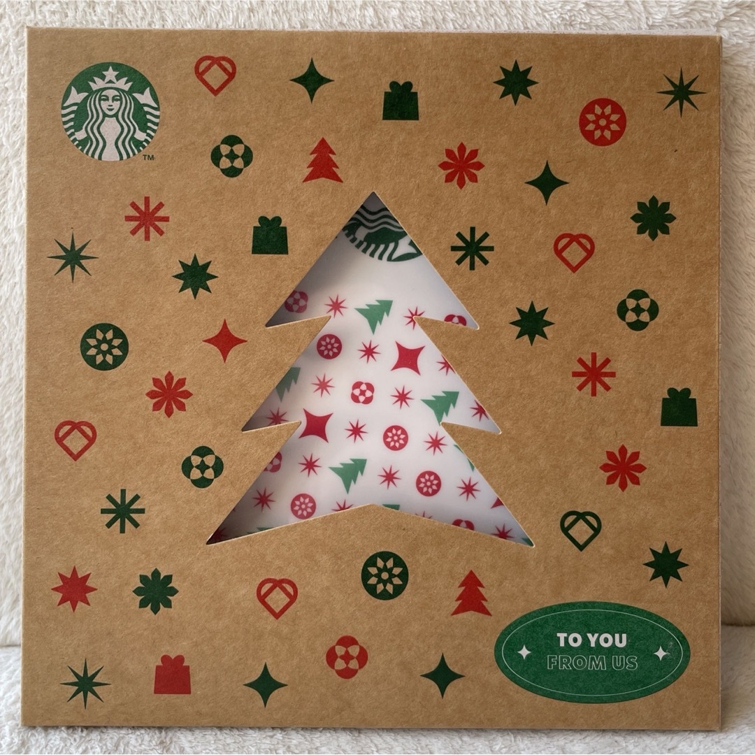 Starbucks Coffee(スターバックスコーヒー)の☕️𓈒 𓂂𓏸STARBUCKS COFFEE🎄.*クリスマスメラミンプレート インテリア/住まい/日用品のキッチン/食器(食器)の商品写真