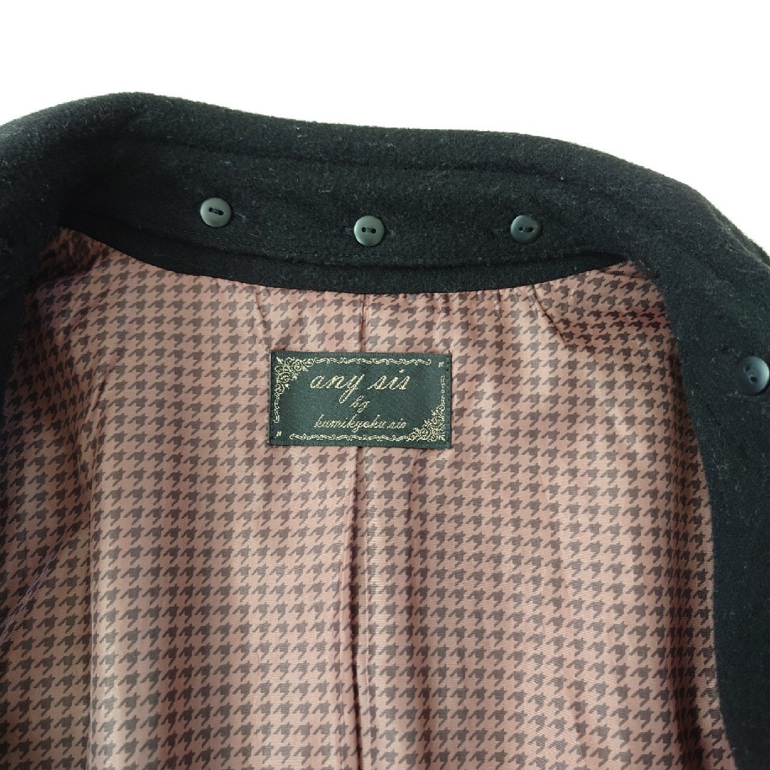 anySiS(エニィスィス)のエニィスィス　2wayコート　黒 レディースのジャケット/アウター(ロングコート)の商品写真