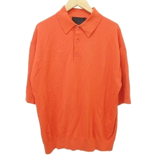 ランバン(LANVIN)のランバン 22ss タグ付き ポロシャツ 半袖 50 オレンジ ■GY09(ポロシャツ)