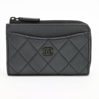 シャネル(CHANEL)のシャネル  ラムスキン  ブラック レディース コインケース(コインケース)