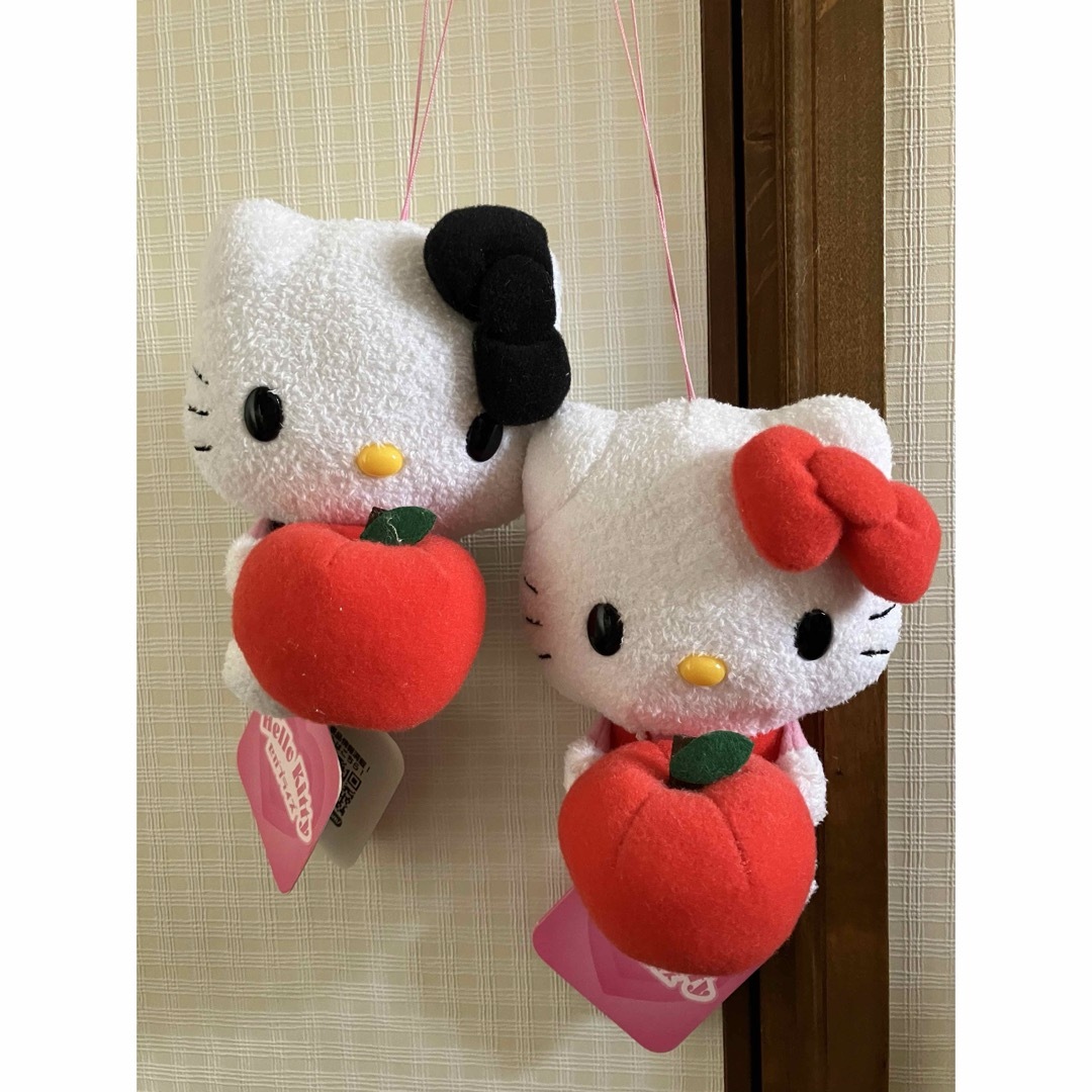 ハローキティ(ハローキティ)のキティーちゃん ペア エンタメ/ホビーのおもちゃ/ぬいぐるみ(ぬいぐるみ)の商品写真