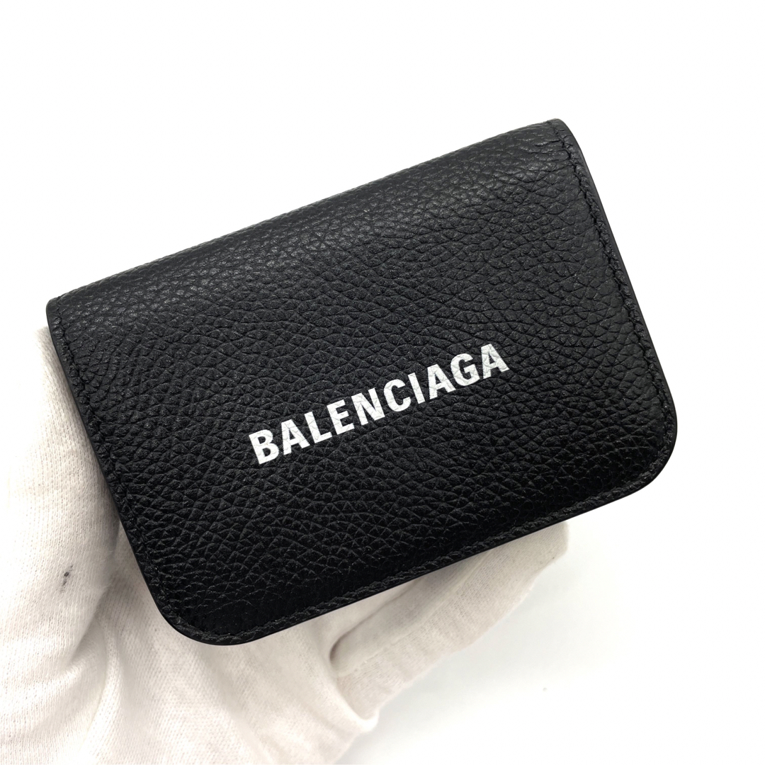 Balenciaga(バレンシアガ)のバレンシアガ 折り財布 シボ革 黒 メンズのファッション小物(折り財布)の商品写真