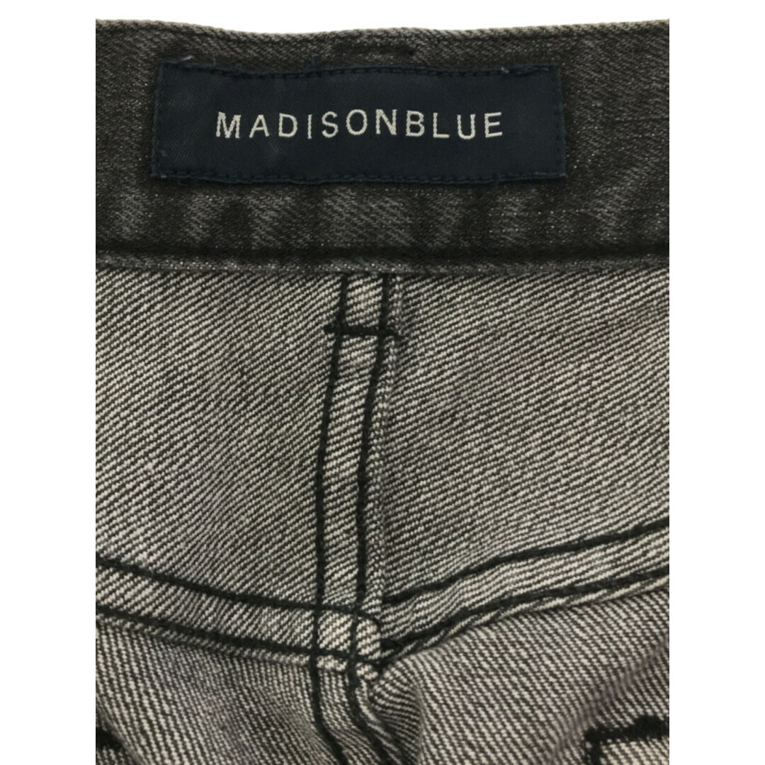 MADISONBLUE(マディソンブルー)のMADISON BLUE マディソンブルー 19SS カットオフデニムパンツ グレー 2 MB191-3003 レディースのパンツ(デニム/ジーンズ)の商品写真