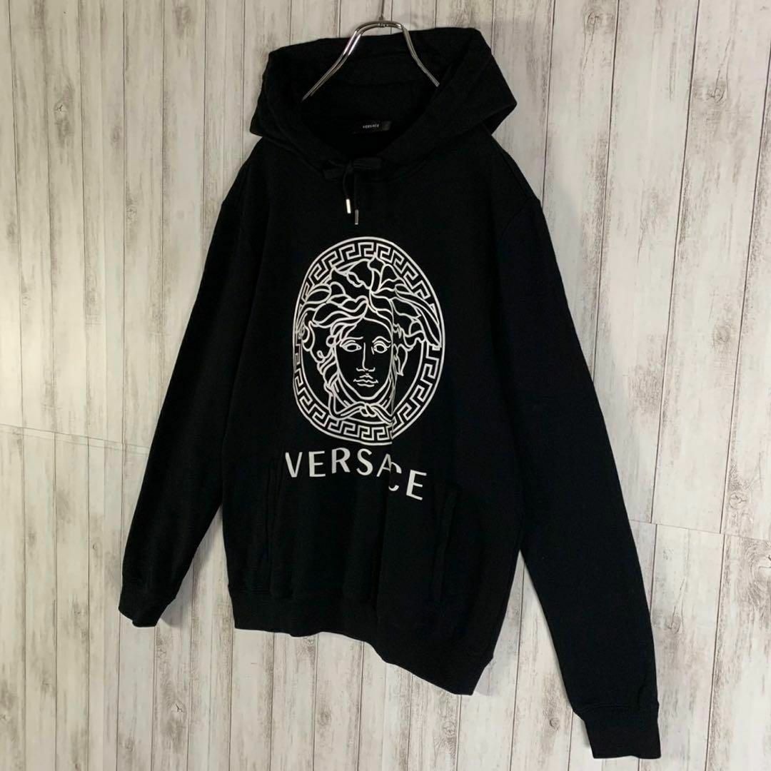 VERSACEヴェルサーチ色柄【即完売モデル】VERSACE ヴェルサーチ 奇抜 メデューサ 希少 パーカー