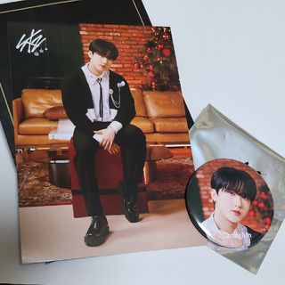 straykids  チャンビン　X'mas　ポップアップ　ラントレ　バッチ(アイドルグッズ)