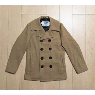 ショット(schott)の34 美品 SCHOTT 753US スリムフィット Pコート ベージュ(ピーコート)