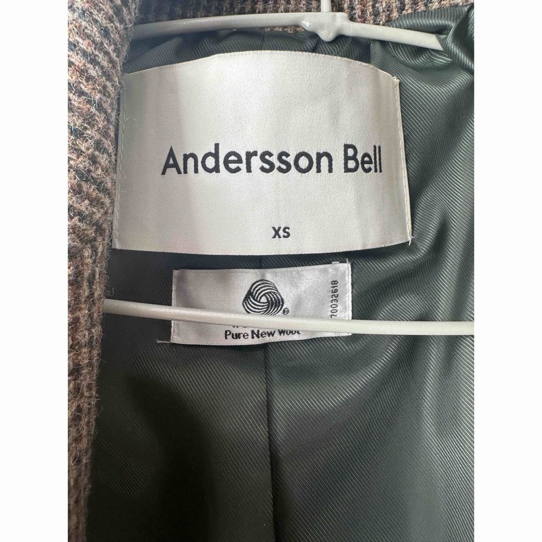 Andersson Bell(アンダースンベル)のANDERSSON BELL  アンダーソンベル　チェックコート　韓国ブランド レディースのジャケット/アウター(チェスターコート)の商品写真