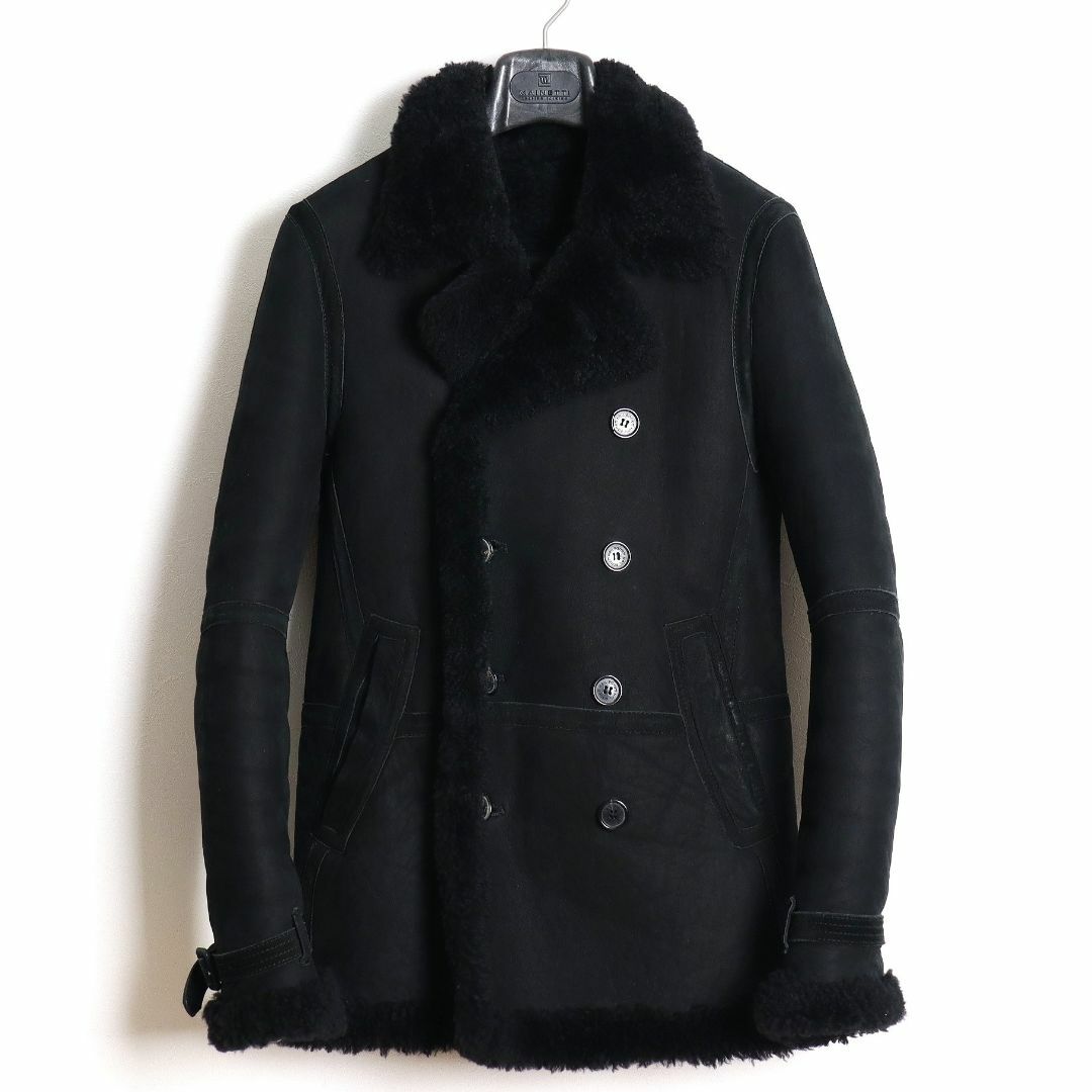 NEIL BARRETT(ニールバレット)のNeil Barrett 11AW 国内正規品 ムートンPコート XS メンズのジャケット/アウター(レザージャケット)の商品写真