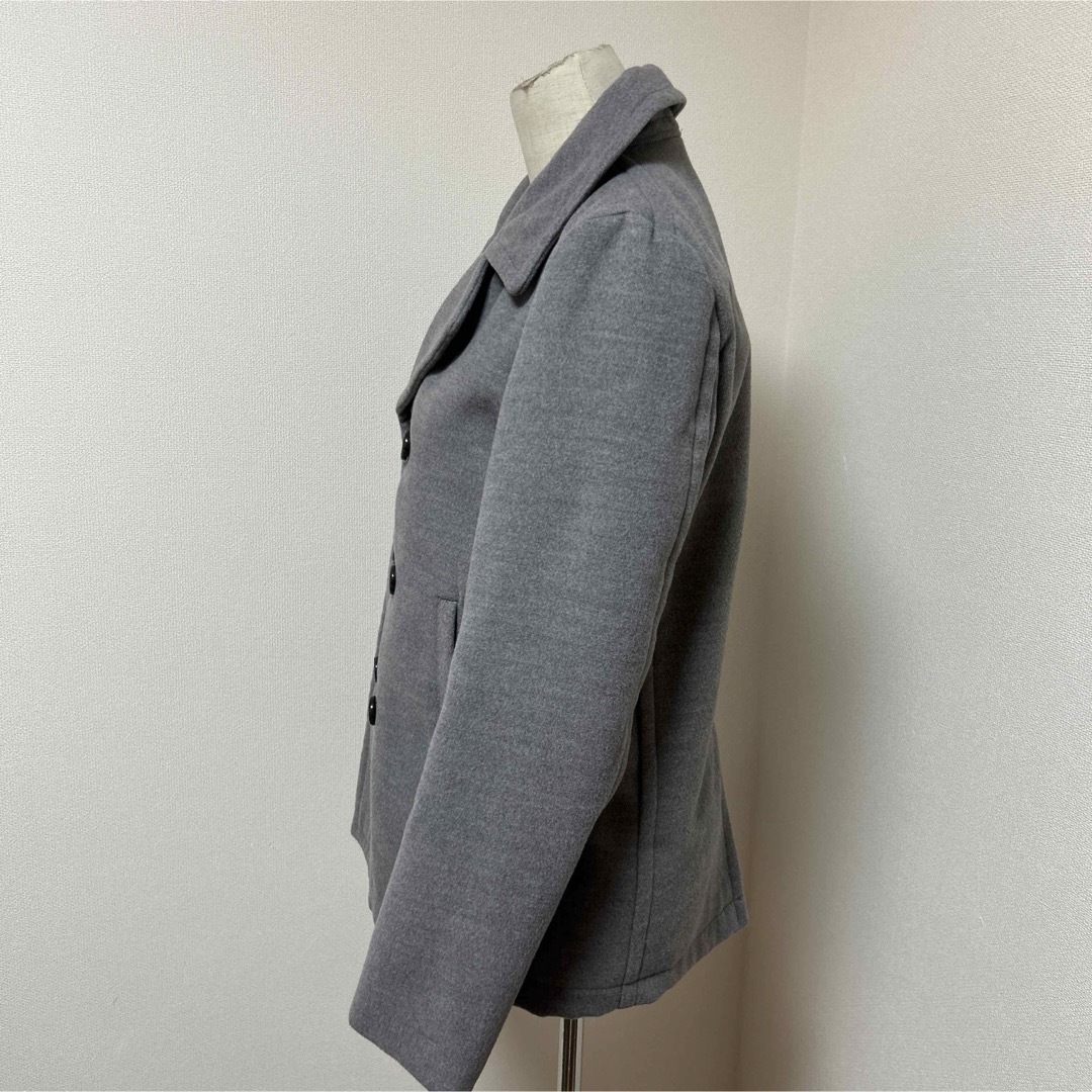BROWNY(ブラウニー)の新品　ブラウニー　柔らか生地　グレー　Pコート メンズのジャケット/アウター(ピーコート)の商品写真