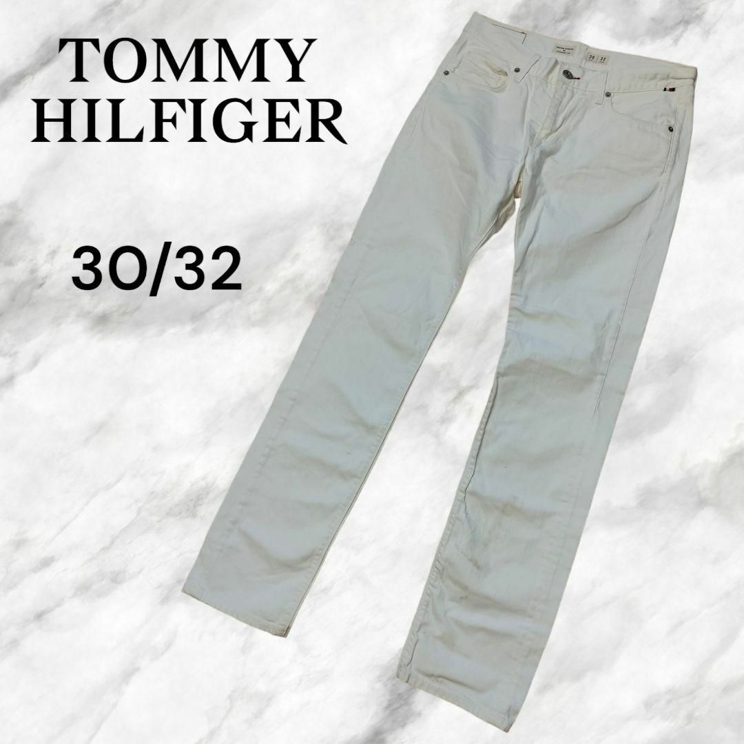 TOMMY HILFIGER トミーヒルフィガー デニム　白　W30／L32 | フリマアプリ ラクマ