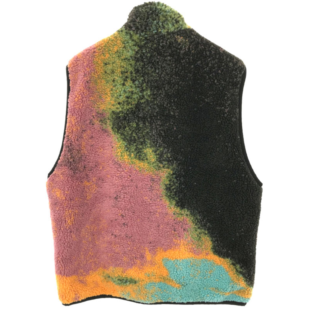 STUSSY(ステューシー)のStussy ステューシー 23SS Jacquard Dye Sherpa Vest リバーシブル フリースベスト  マルチカラー L メンズのジャケット/アウター(その他)の商品写真