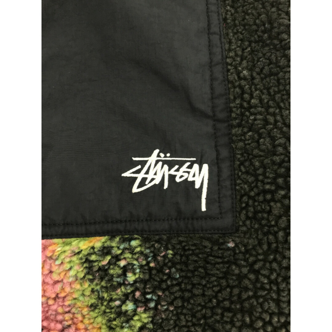 STUSSY(ステューシー)のStussy ステューシー 23SS Jacquard Dye Sherpa Vest リバーシブル フリースベスト  マルチカラー L メンズのジャケット/アウター(その他)の商品写真