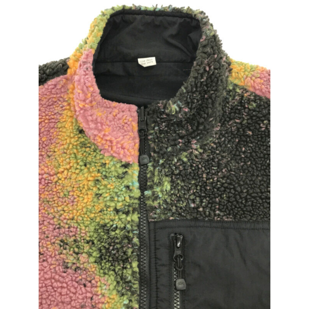 STUSSY(ステューシー)のStussy ステューシー 23SS Jacquard Dye Sherpa Vest リバーシブル フリースベスト  マルチカラー L メンズのジャケット/アウター(その他)の商品写真