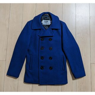 ショット(schott)の36 美品 SCHOTT 753US スリムフィット Pコート ブルー(ピーコート)