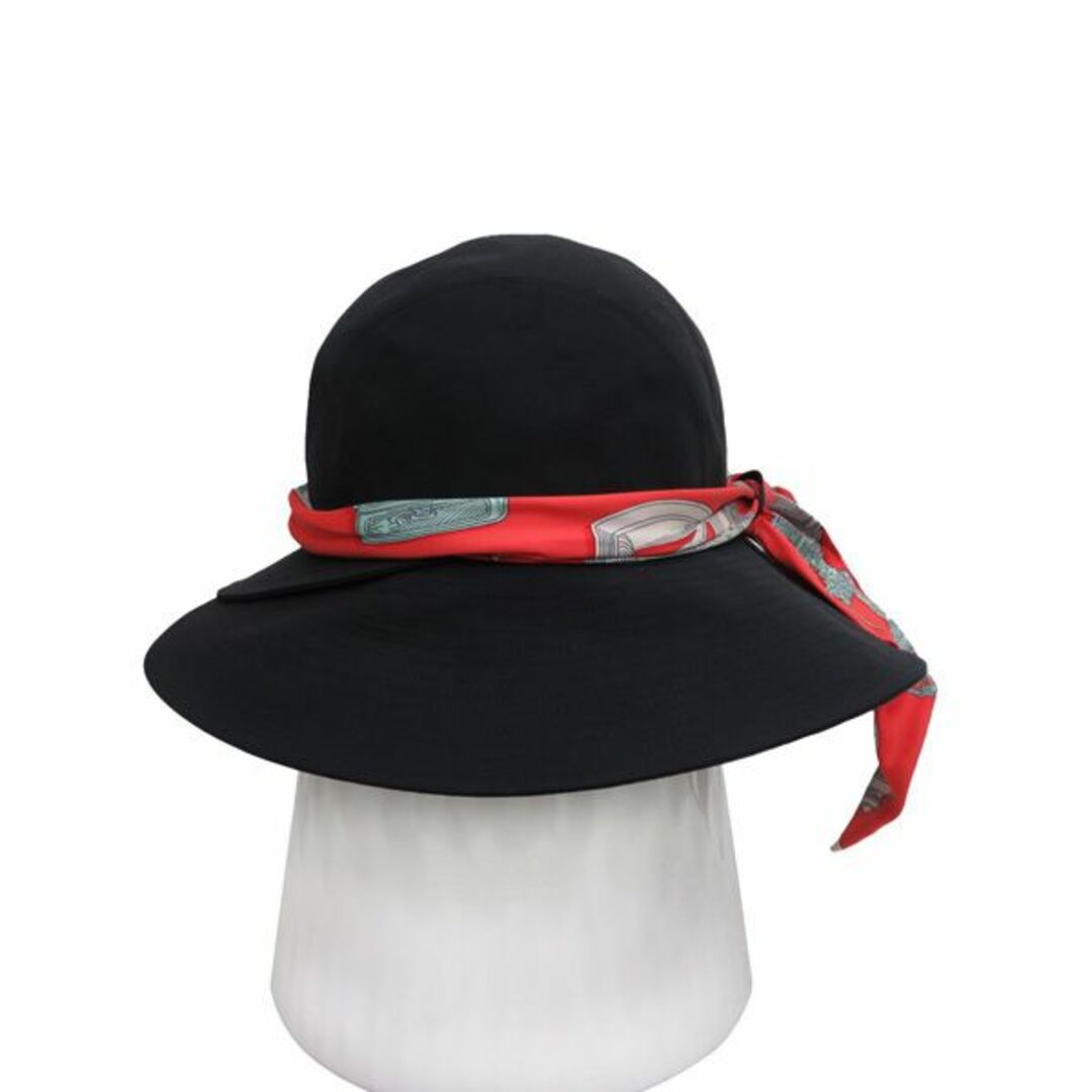 Hermes(エルメス)の美品 HERMES エルメス OLGA オルガ メルヴェイユーズ・ランタン スカーフ ツイリー ハット 帽子 46097 レディースの帽子(ハット)の商品写真