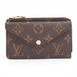 ルイヴィトン(LOUIS VUITTON)のヴィトン ポルトカルトレクトヴェルソ   ブラック×ブラウン レディース(コインケース)