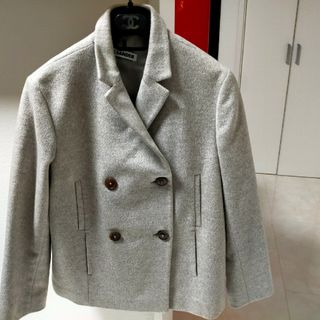 ジルサンダー(Jil Sander)のJIL SANDER　ジルサンダー　カシミヤ　ジャケット　トレンド　グレー(テーラードジャケット)