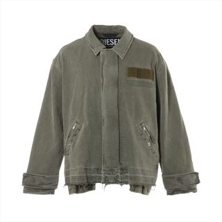 ディーゼル(DIESEL)のディーゼル  コットン×ポリウレタン L カーキ メンズ その他アウター(その他)