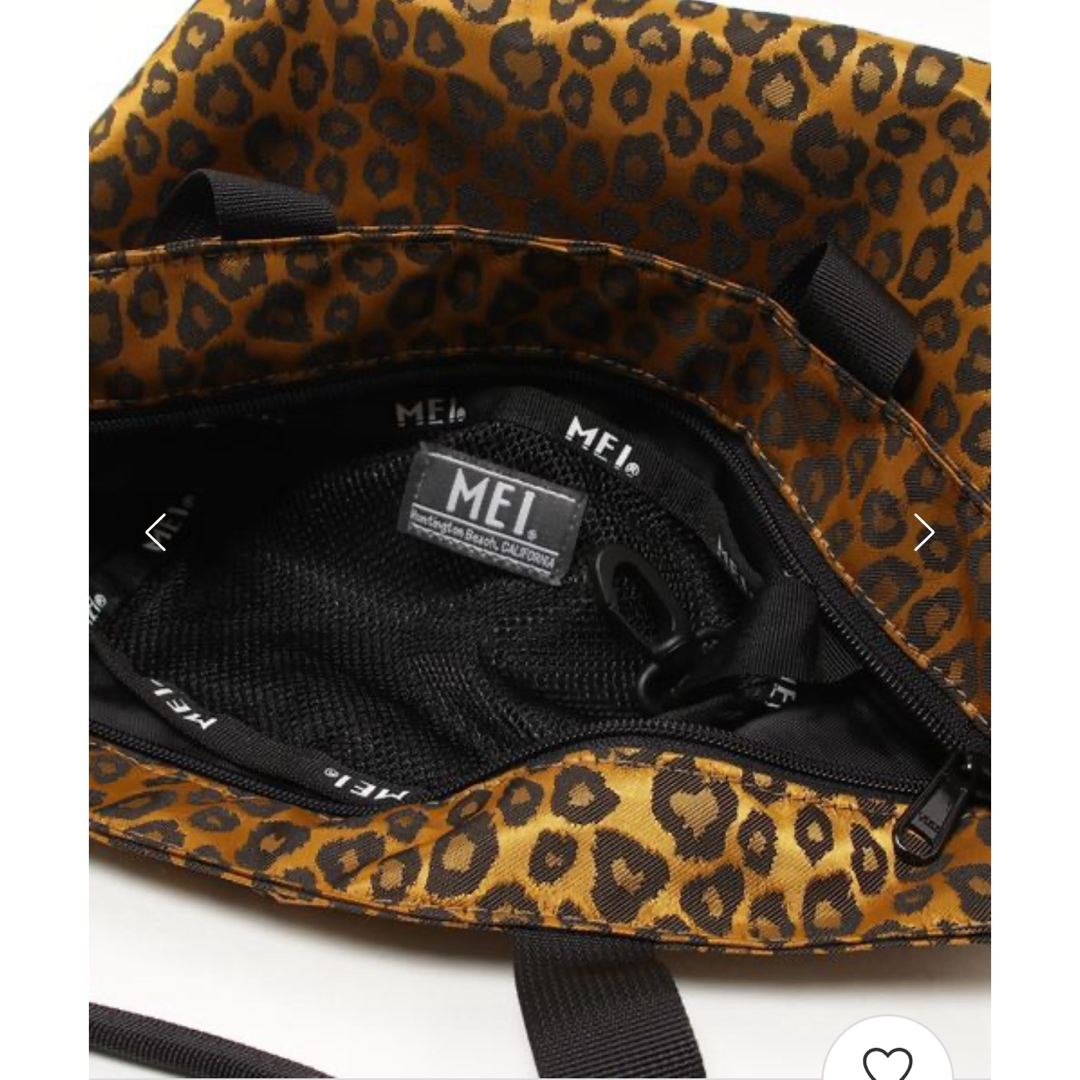 MEI(メイ)のMEIワンポイントロゴレオパード柄ミニトートバック☆ レディースのバッグ(ショルダーバッグ)の商品写真