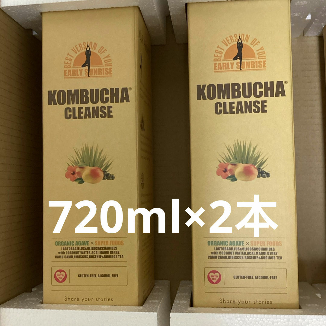 最も安い新しいスタイル コンブチャクレンズ 720ml × 2 本 | www