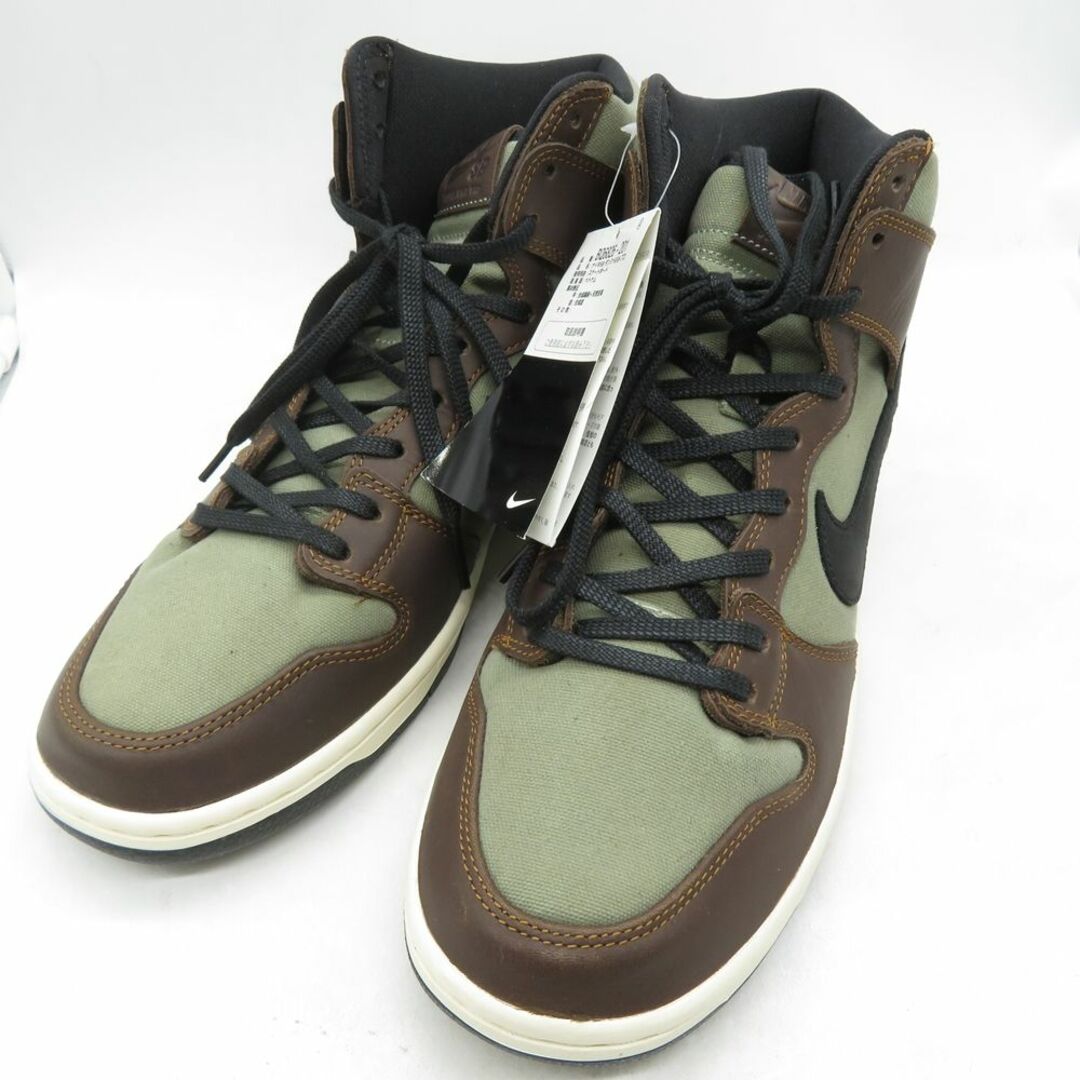 NIKE 2021 SB DUNK HIGH PRO BAROQUE BROWN BQ6826-201 SIZE 28.0cm