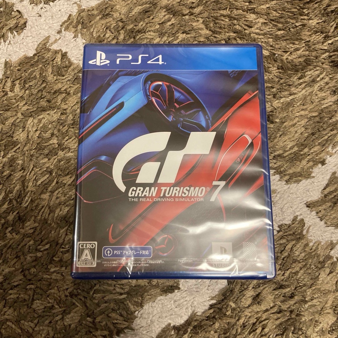 PlayStation4(プレイステーション4)の新品未開封　グランツーリスモ7 ps4 gt7 gran turismo エンタメ/ホビーのゲームソフト/ゲーム機本体(家庭用ゲームソフト)の商品写真